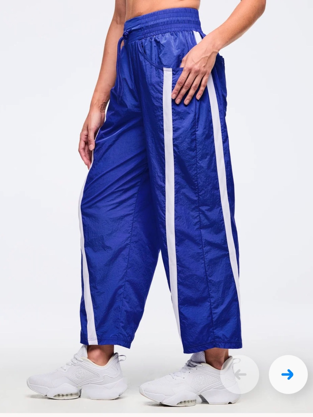 Zumba wear Latin movement high rise cropped track pants